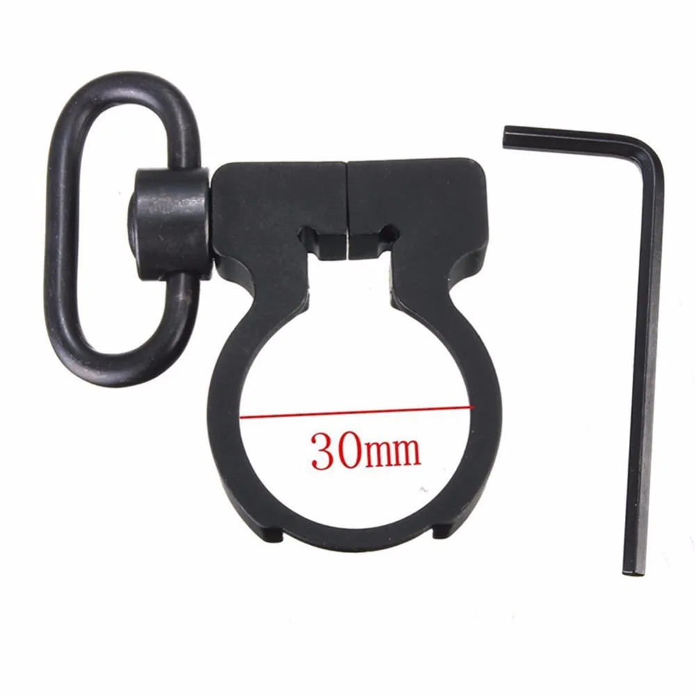 Outdoor Tactical QD Quick Detach Black End Plate Sling Swivel Adapter Mount for Hunting.223/5.56 Carbines AR15 M4 Rifle