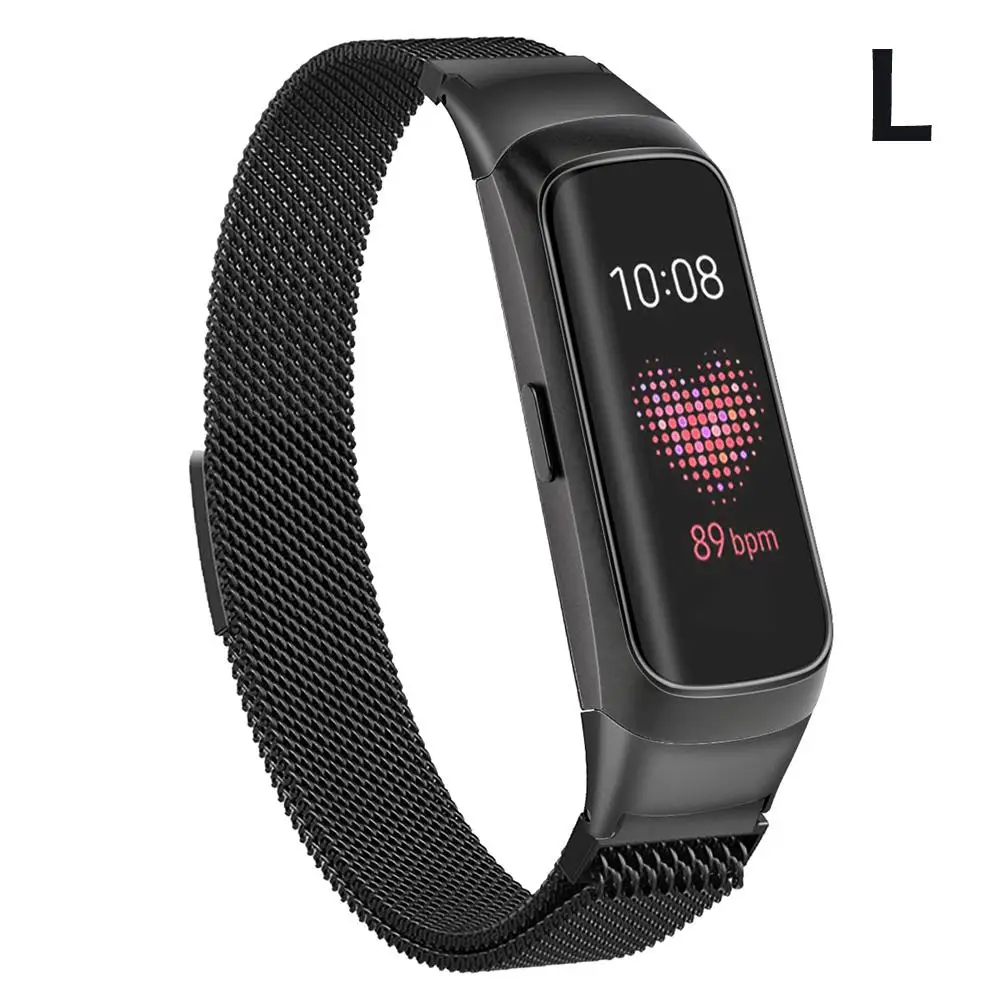 Миланский ремешок из нержавеющей стали с магнитной пряжкой для SAMSUNG Galaxy Fit SM-R370