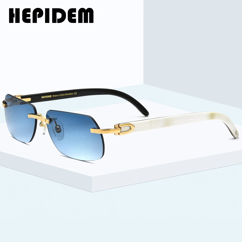 メガネフレーム女性新乗リムレス高品質正方形水牛メンズサングラス高級眼鏡眼鏡 Sunglasses Luxury Sunglasses Men Squarecarter Glasses Aliexpress