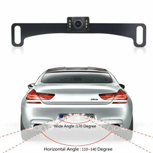 

CMOS 170 degree Car Rear View Reverse Backup Parking Camera License Plate Night Vision