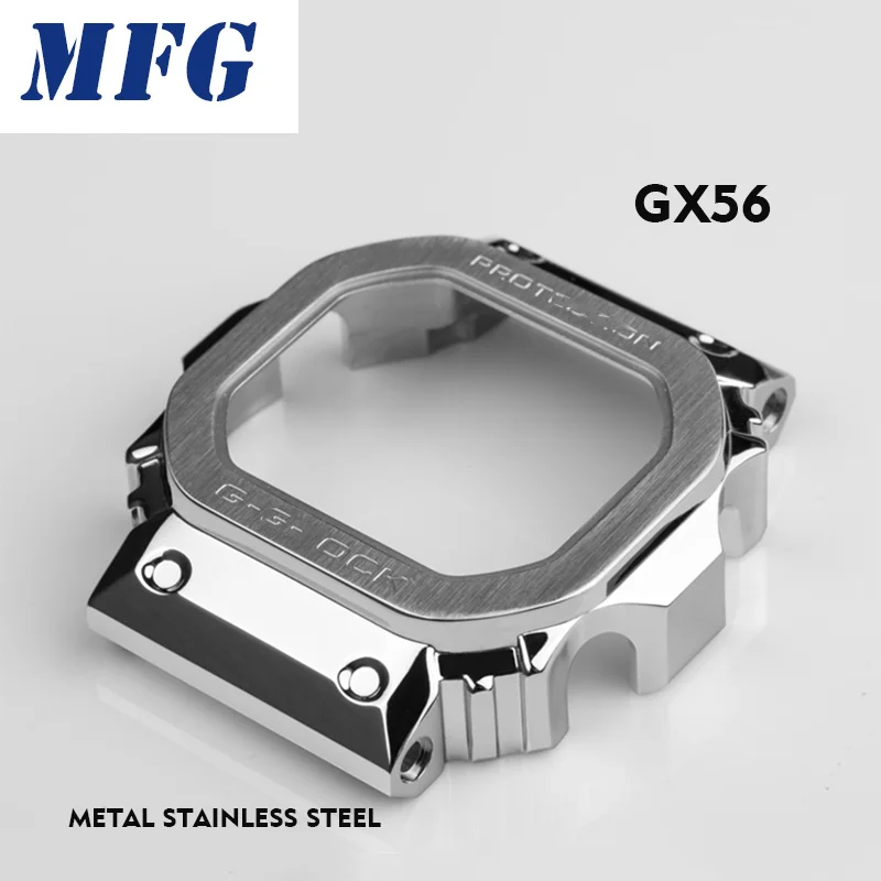 

Watchband and bezel belt GX56 GWX56 metal strap bezel Stainless steel tools Case Frame