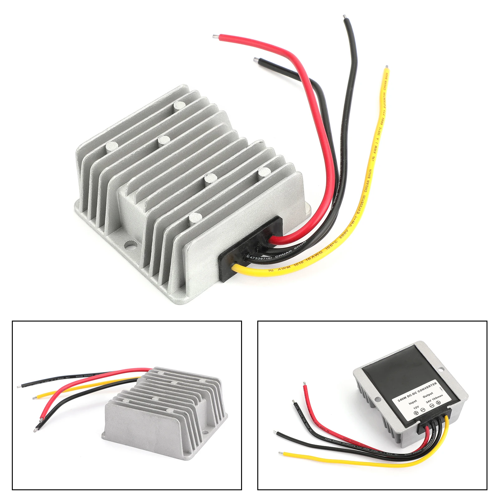 

Areyourshop DC 12V TO 24V Step UP DC Converter 10A Voltage Regulator Boost Module Stablizer