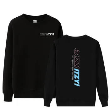 

New Korean Fahsion Itzy Showcase Tour Same Printing O Neck Thin Sweatshirt Kpop Unisex Pullover Loose Sweatshirt Pullovers Tops