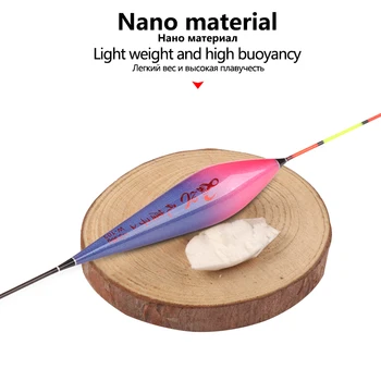 3 шт. нано-поплавки + 1 пакет крючков + 1 сиденье буя вертикальный буй для пресной воды мелководный рыболовный поплавок рыболовные инструменты снасти Аксессуары 2