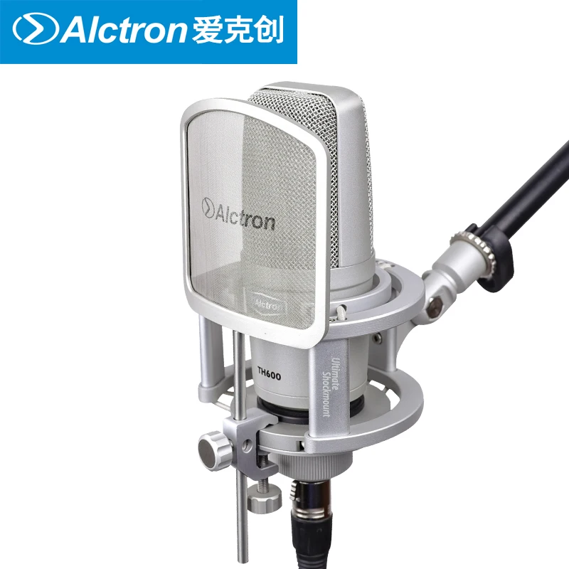 Высокое качество Alctron PF09 металлический микрофон Поп фильтр спрей капюшон крышка микрофон шумоподавление фильтр капюшон регулировка