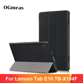

Case For Lenovo Tab E10 10.1 Tablet Cover Funda TB-X104F TB X104F TB-X104L Slim Magnetic Folding PU Leather Stand Shell