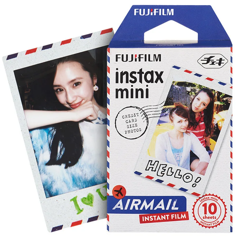 Оригинальная фотобумага fujifilm instax 10 листов мгновенная с цветными краями для Instant