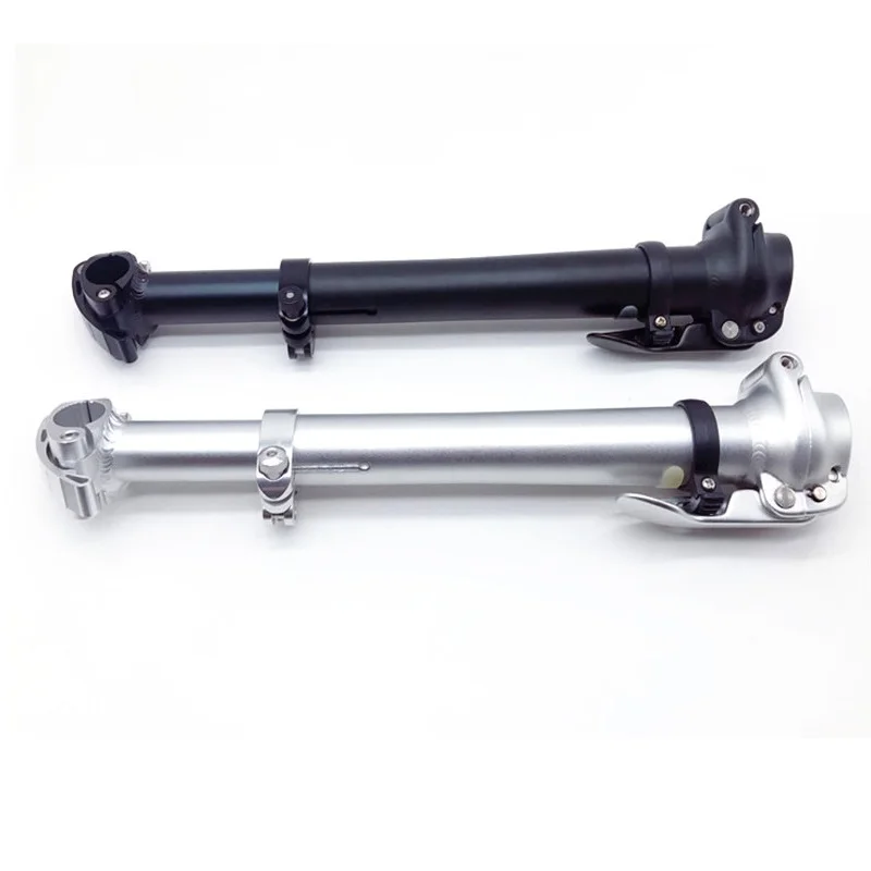 412 Folding Bike Bilateral Telescopic Adjustment Stem Double Section Double Direction Stems Electric Folding Bicycle Parts Sp8