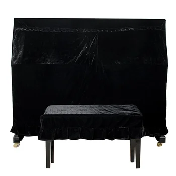 

Soft Velvet Protective Macrame Home Practical Durable Piano Cover Anti-scratch With Cover Hand Wash Decorated Dust-Proof