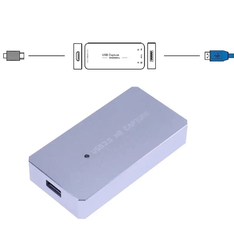 Placa de Captura de Vídeo Hdmi para Computador com Usb Caixa de Gravador de Vídeo para Ps4 Ezcap 60fps Ps3 Xbox One 287p hd 3.0 1080p 4 Computador e Escritório