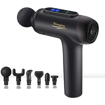 

Massage Gun Muscle Massage Gun Factory Portable Cordless Lithium Battery Deep Muscle Massage Gun With Low Noise
