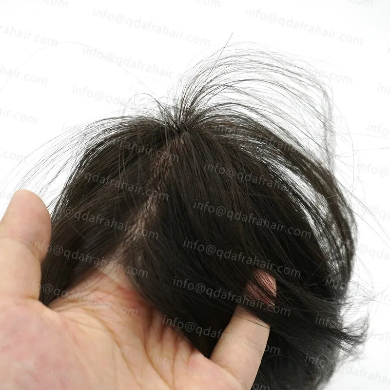 Hstonir длинные волосы натуральные мужские и женские парики европейские волосы remy инъекции парик из тонкой кожи H076