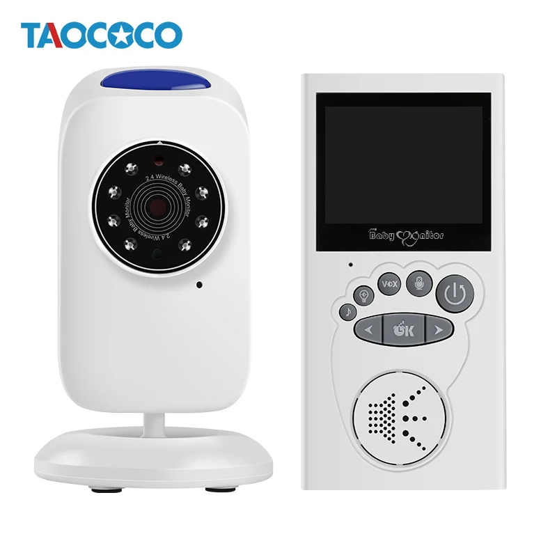 

Baby Monitor Camera Night Vision 2.4 Inch LCD Baby Phone Nanny Music Intercom Video Camera Wireless Bebe Camara Sleep Monitor