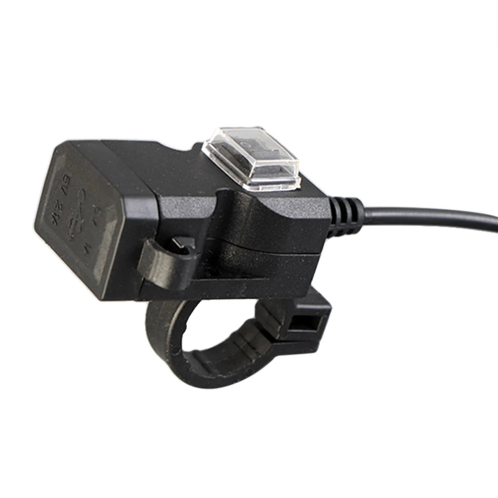 Универсальный Водонепроницаемый ABS 9-90V руль мотоцикла двойной USB разъем сплиттер зарядное устройство адаптер питания для мобильного телефона мотоцикла