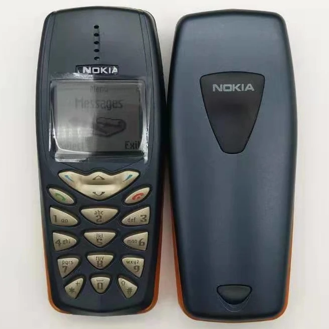 Восстановленный Nokia 3510 3510i дешевый подарок телефон 2G GSM Dualband классический мобильный телефон русская клавиатура Восстановленный - Цвет: Синий