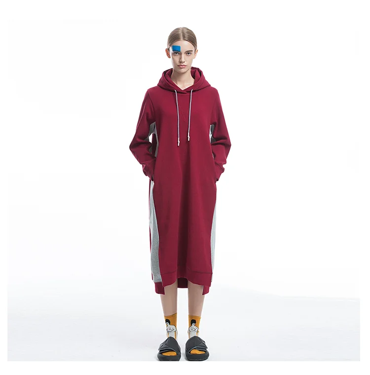 IRINAFC10 FW коллекция повседневные длинные толстовки платье женское