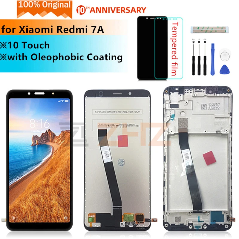 ЖК дисплей для Xiaomi Redmi 7A с сенсорным экраном и дигитайзером в сборе оригинальный