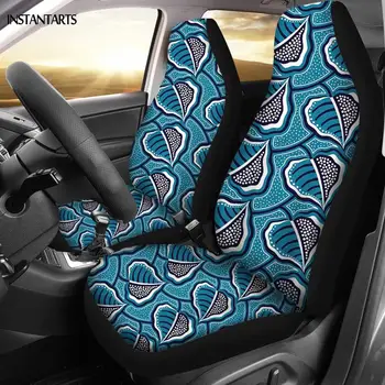 

INSTANTARTS Traditional Tribal African Floral Pattern Car Seat Covers Fit Most Universal Auto Interior Cushion Accessories Cover