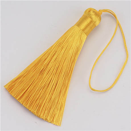 8cm Silk Tassel Pendant Accessories for Jewelry Making Satin Tassel Fringe Trim DIY Earrings Handmade Crafts Findings