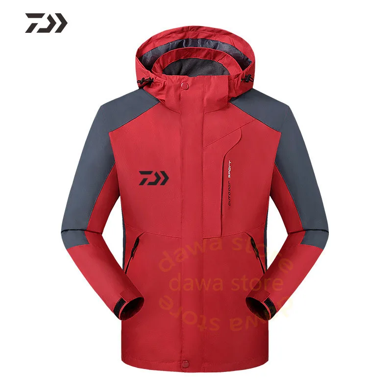 

Daiwa Fishing Jacket Hooded In Men's Jackets Waterproof Thicken Fishing Clothing Outdoor Men Clothes For Winter Fishing Shirt