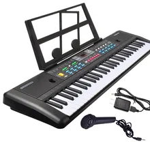Детская научная и образовательная игрушка многофункциональная раннее образование 61 клавишная Модель Электронная клавиатура пианино детская музыка L