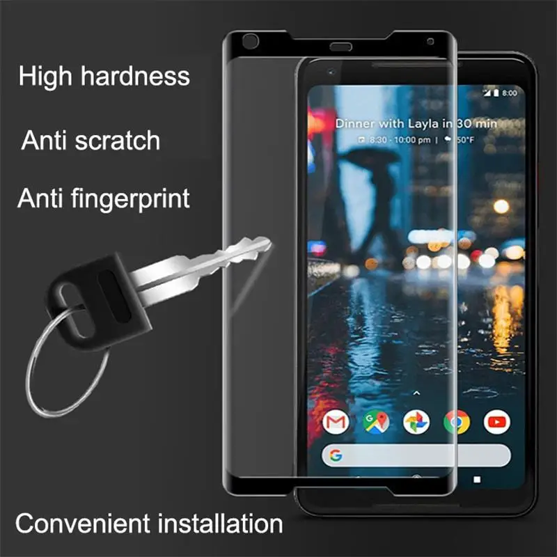 Защитное стекло для смартфона Pixel 2 3 XL Google 2XL 3XL 3D 2.5D Закаленное полное