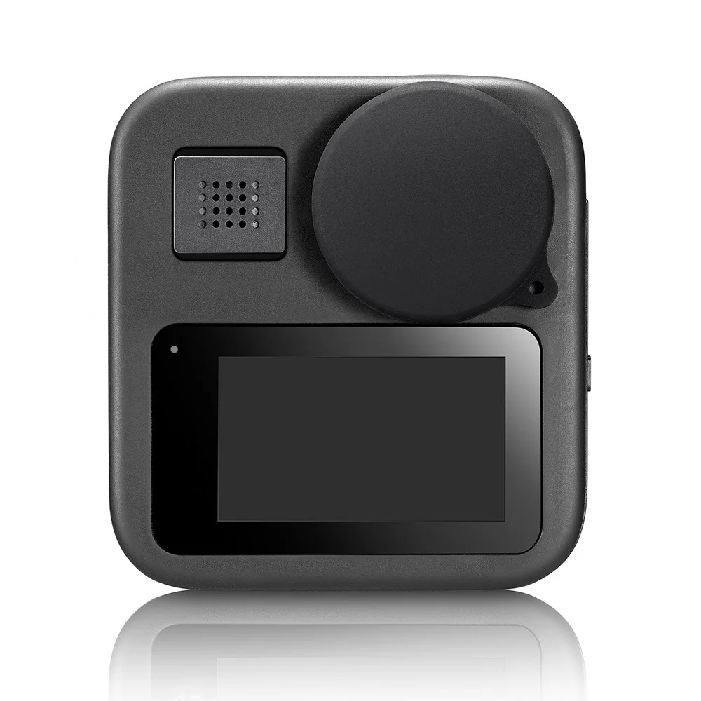 Крышка объектива+ Защитная пленка из закаленного стекла 9H для ЖК-экрана HD набор из 4 предметов для GoPro Max Black аксессуары для экшн-камеры