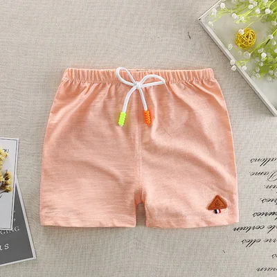 

2019 Summer New Products Children Home Versatile CHILDREN'S Shorts Slub Cotton Baby Pants Men And Women Children Beach Shorts