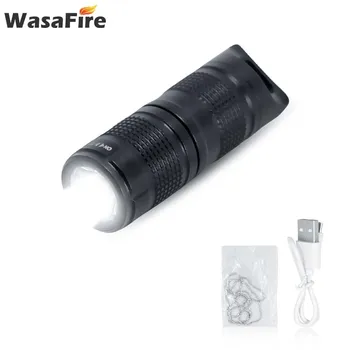 

Built-in Battery Rechargable Lantern Lamp Super Mini Keychain Flashlight XPG-R5 Aluminum Alloy LED Torch Light for Working