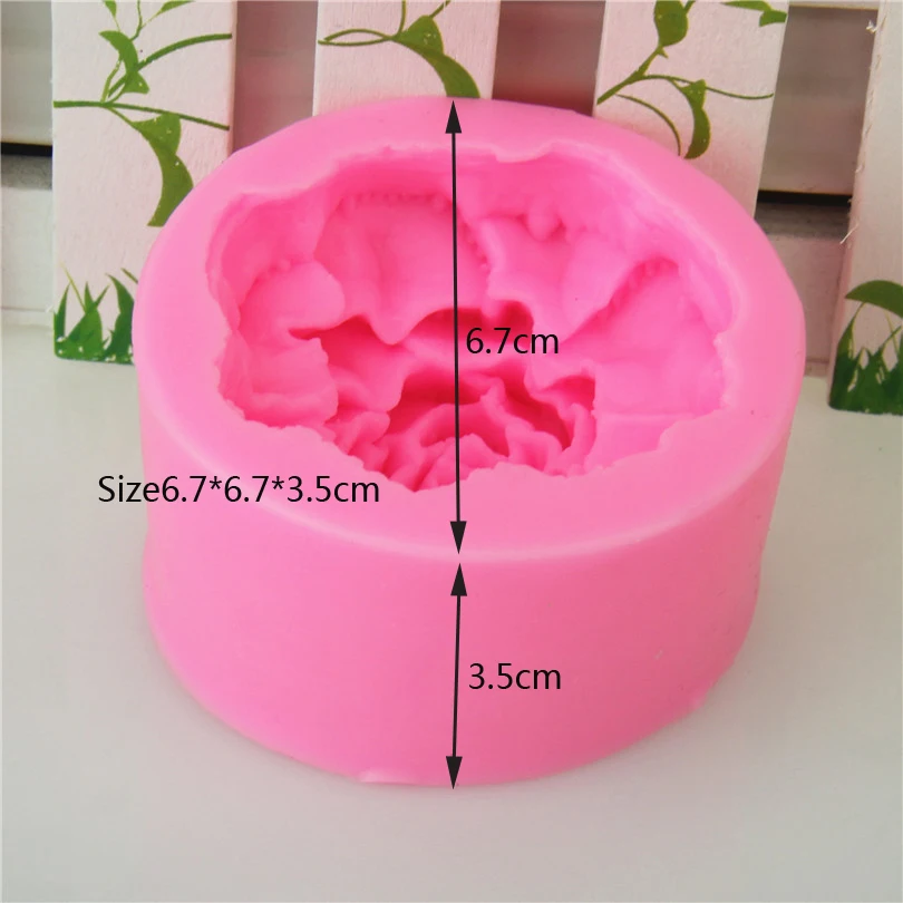 Мыло с розой 3D Силиконовая Форма Мыла форма для выпечки пирожных с шоколадной начинкой помадка материал для изготовления свечей инструмент для украшения свадьбы