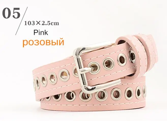 JXQBSYDK, роскошные ремни для женщин, с пряжкой, дизайнерские, для женщин, высокое качество, ПУ пористая полоска, женские ремни Ceinture Femme - Цвет: Розовый