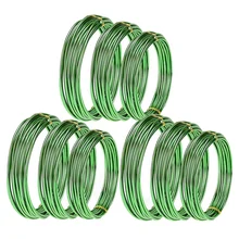 9 Rolls Bonsai Wires Anodized Aluminum Bonsai Training Wire with 3 Sizes(1.0 Mm,1.5 Mm,2.0 Mm),Total 147 Feet(Green