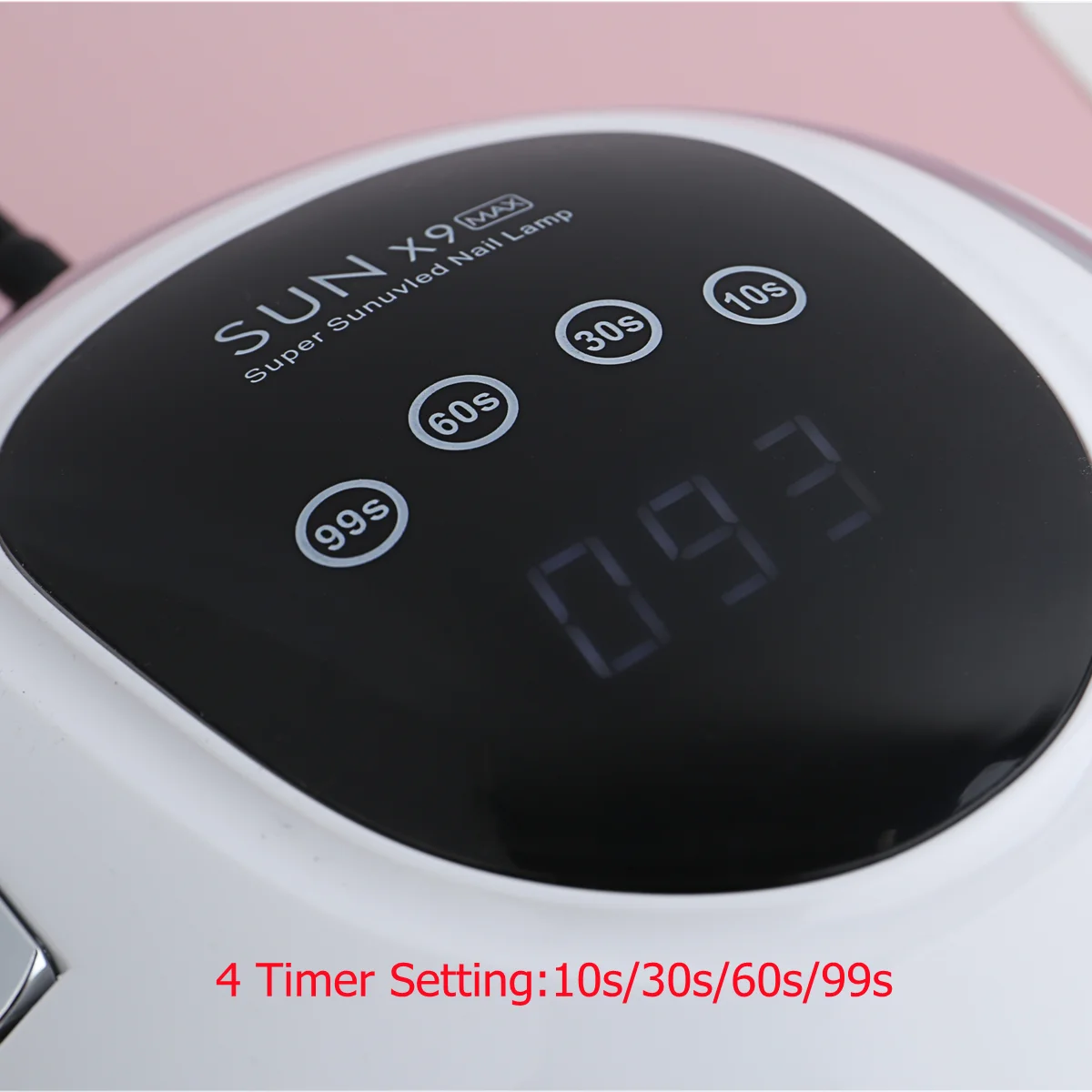 Sunx9 max-UV LEDネイルランプ,57 LEDネイルドライヤー