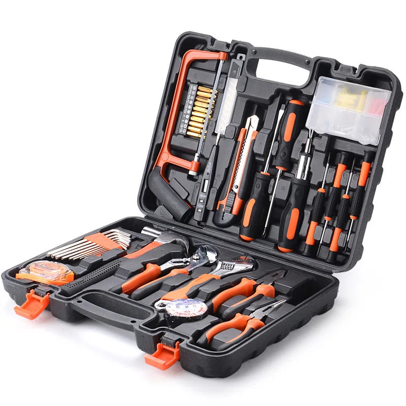 

Currently Available Supply Household Gift Tool Box Set 19 Pieces Multi-functional Home Improvement Maintenance Combined Tool