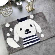 Впитывающие коврики для ванной комнаты, нескользящий мультяшный коврик для ванной комнаты, спальни