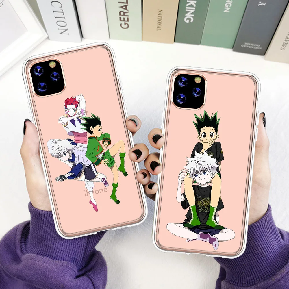 

Hunter X Hunter Gon Killua Anime Phone Case For iPhone 11 12 Pro Max 8 7 6 6S Plus XR X XS Max 5 5S SE2020 Soft Clear Case Funda