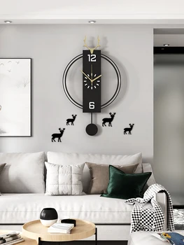 

Nordic Creative Wall Clock Modern Design Luxury Silent Wall Clock Creative Silent Kitchen Orologi Da Parete Home Decor BA60WC