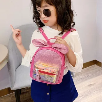 

Girls 2019 New Glossy Small Backpack Cute Children's Mini Backpack Fashion Bag School Ladies Female Small Multi-Function Kids