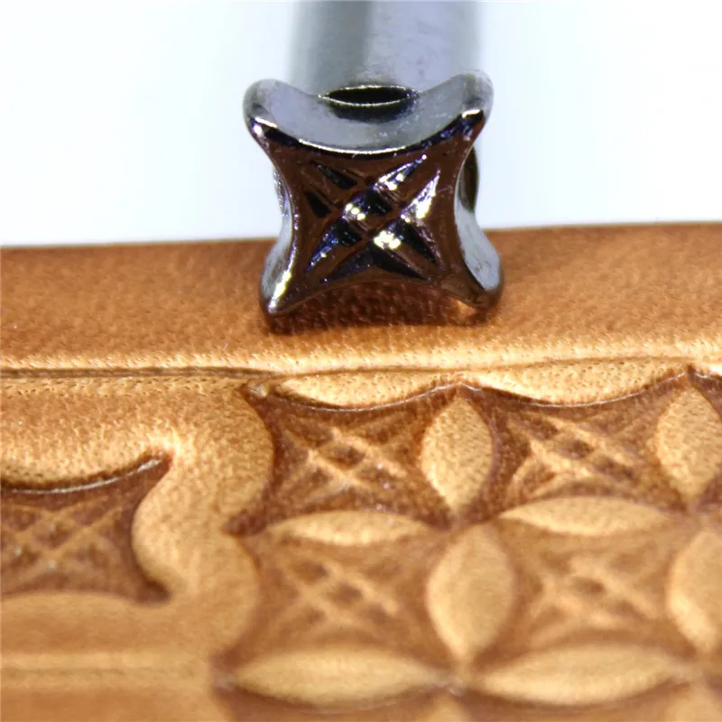 DIY 합금 금속 가죽 공예 도구, 미국 패턴 스탬프 도구, 가죽 금속 스탬프용 LS.G9009-03 도구