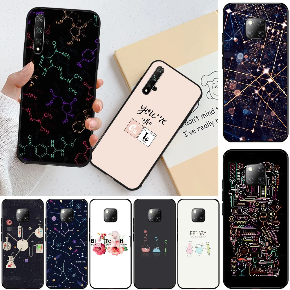 Чехол для телефона ByLoving Mad Science Chemistry Lab из ТПУ черного цвета чехол Honor 20 20lite view20 7C 8C