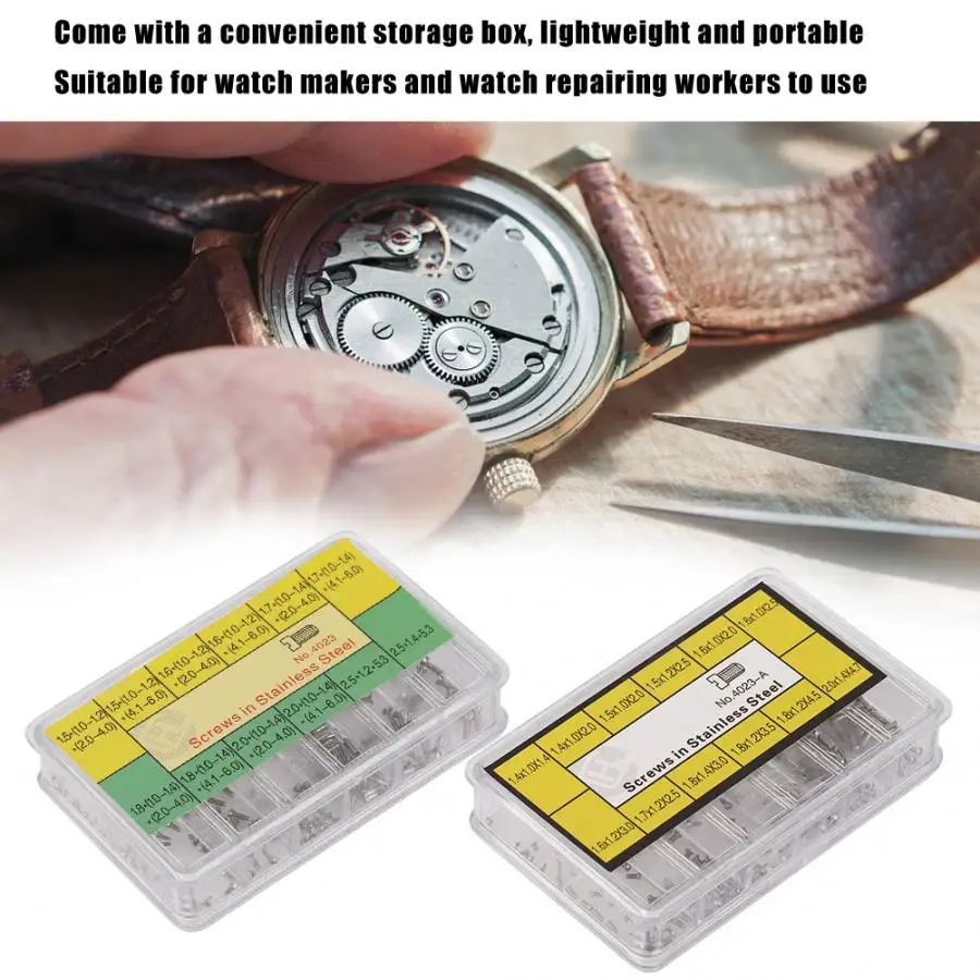Часы назад винт крышки часы Ремонт Инструменты аксессуар для часовщика из нержавеющей стали часы часть Аксессуар часы задняя крышка винт