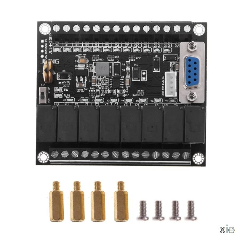 FX1N-20MR PLC программируемый модуль управления DC 24 в регулятор промышленной логики управления Лер доска