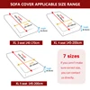 Floral Sofa Seat Cushion Cover Furniture Protector for Pets Kids Stretch Washable Removable Slipcover Sofa Slipcovers 1-5 Seat 3