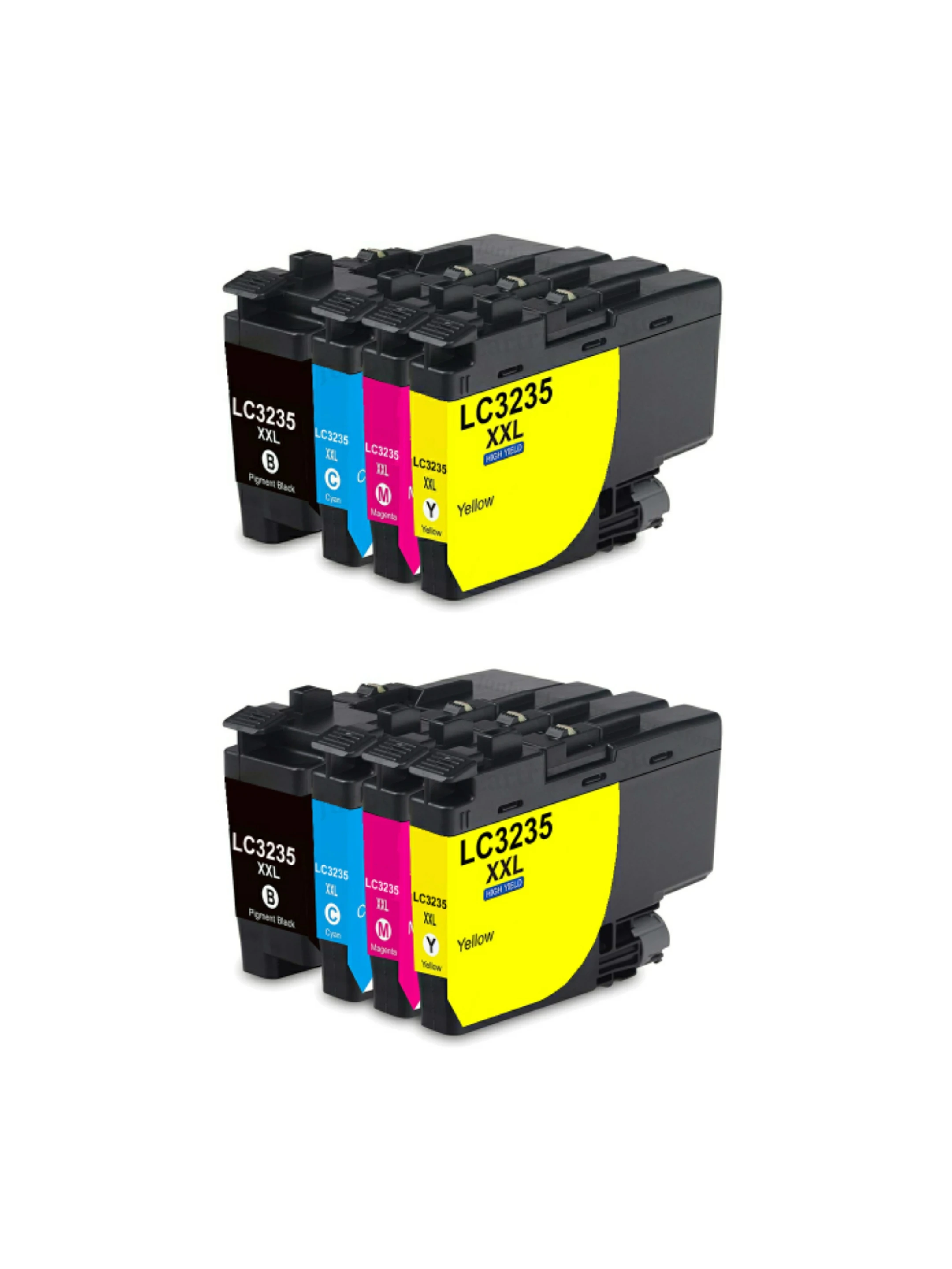 8PK совместимый LC3235 чернильный картридж для brother DCP-J1100DW MFC-J1300DW, полные чернила с чипами
