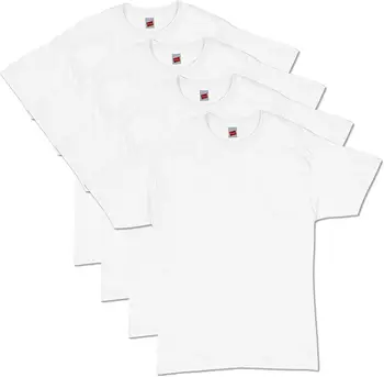 

2020 zhekou NEW Men's ComfortSoft Short Sleeve T-Shirt (4 Pack ) Short Casual Cotton O-Neck