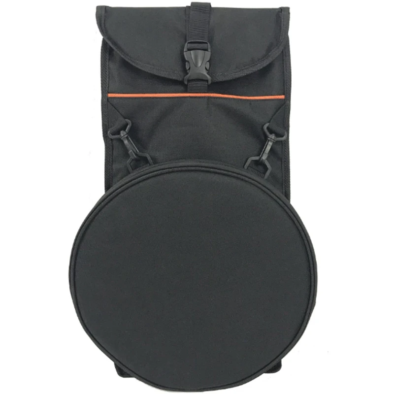 Practice Drum Pad Storage Bag Dumb Drum Bag Backpack Carrying Case