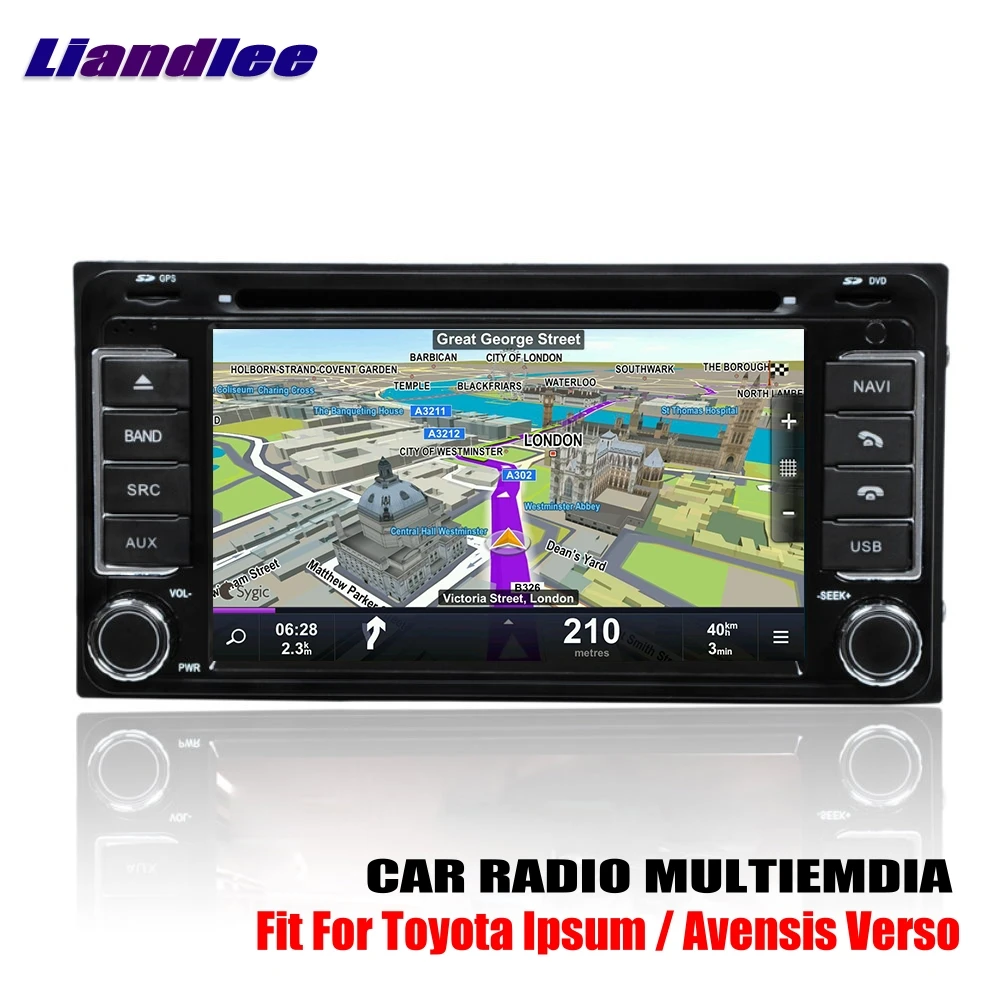 Автомобильный мультимедийный радиоприемник на Android стерео для Toyota Ipsum Avensis Verso 2001 ~