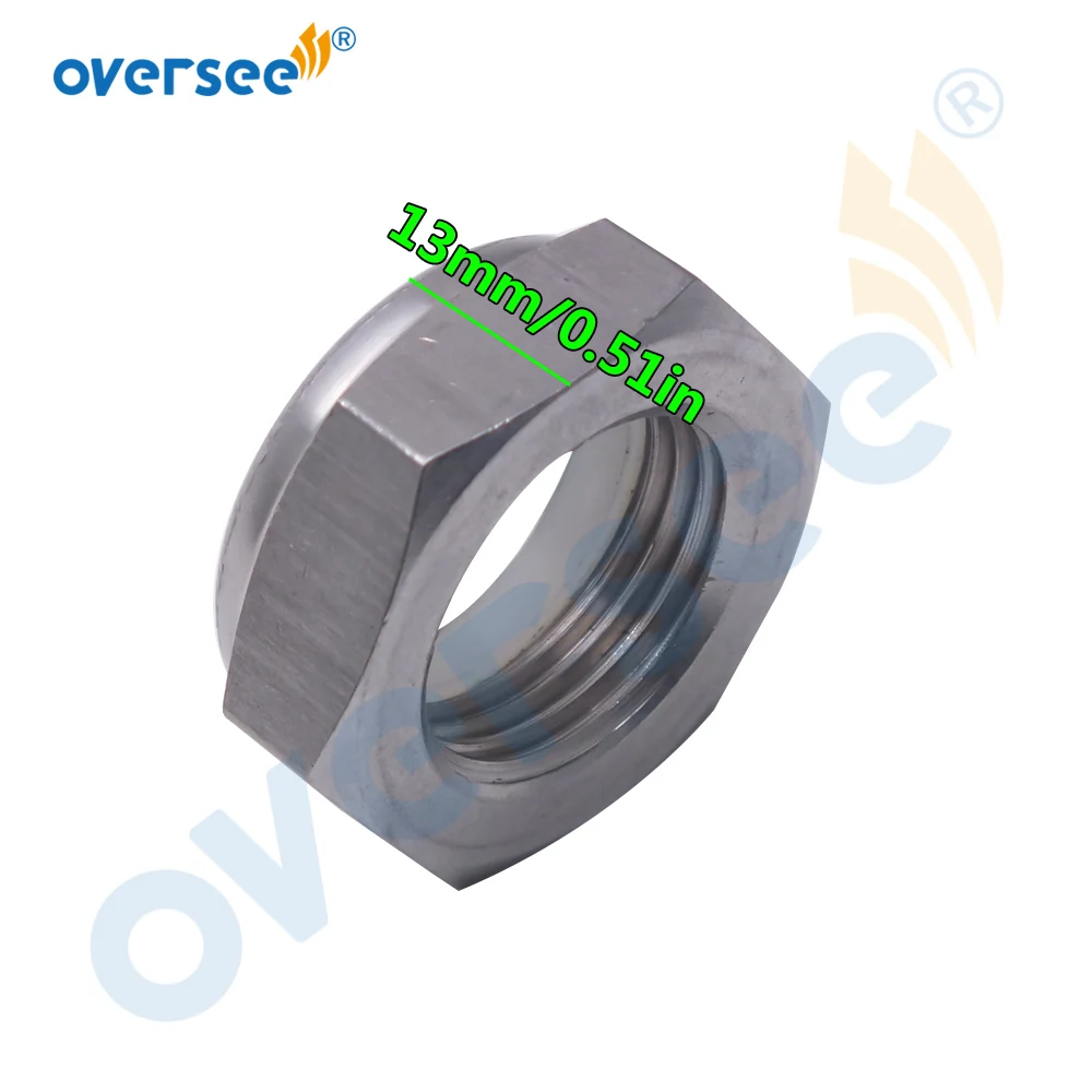 90185-22043 Stainless Steel Self-locking nut for YAMAHA Outboard Motor 2/4T 9.9-250HP Parsun Hidea SEAPRO Hdx 90185-22043-00 boat motor parts