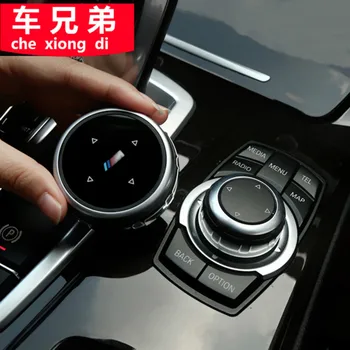 

Original Car Multimedia Buttons Cover IDrive Stickers For BMW 1 2 3 5 7 Series X1 X3 F25 X5 F15 X6 16 F30 F10 F07 E90 F11