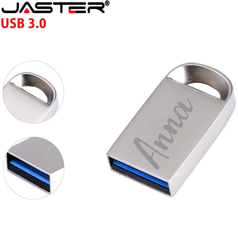 JASTER USB 3,0, металлический стиль, 4 ГБ, 16 ГБ, 32 ГБ, 64 ГБ, USB флеш-накопитель, USB металлическая флеш-ручка, флешка(более 10 шт, бесплатный логотип